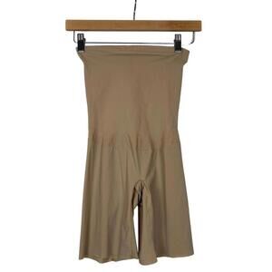 SPANX XL Nude High Waisted Tummy to Mid Thigh Compression Shapewear